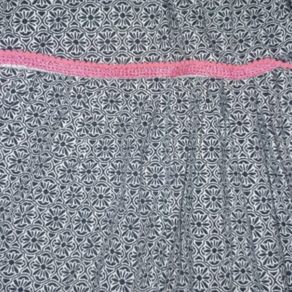 Gymboree Navy and White Dress and Headband Set Size 8